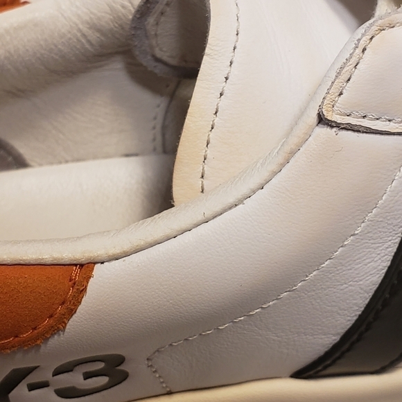 Adidas Y-3 Hicho Sneakes White Red 7 1/2 - Picture 8 of 10